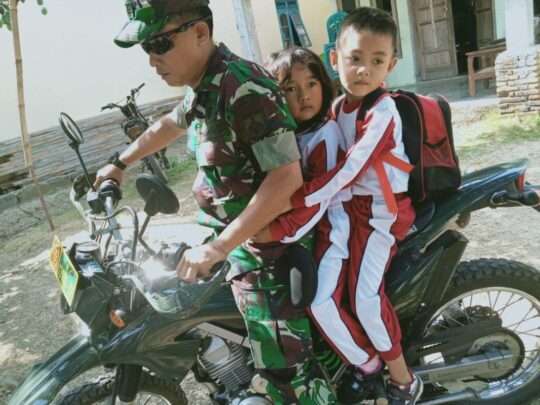 Sertu Mulyono Diberi Sebutan “Tentara Ojek”, Begini Ceritanya