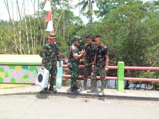 Beri Motivasi, Prada Sandi Murdani Siap Sukseskan TMMD