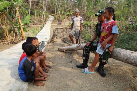 TNI Diharapkan Hadir Untuk Anak, Sadarkan Jiwa Nasionalisme