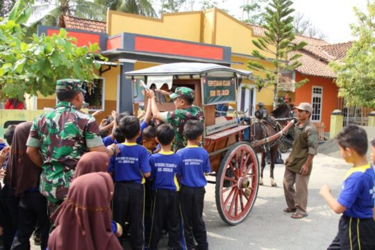 Hilangkan Pengaruh Gadget, Dansatgas Giatkan Literasi Pada Anak-Anak Usia Dini