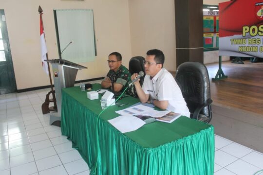 Dispermades Berikan Apresiasi Pada Satgas TMMD