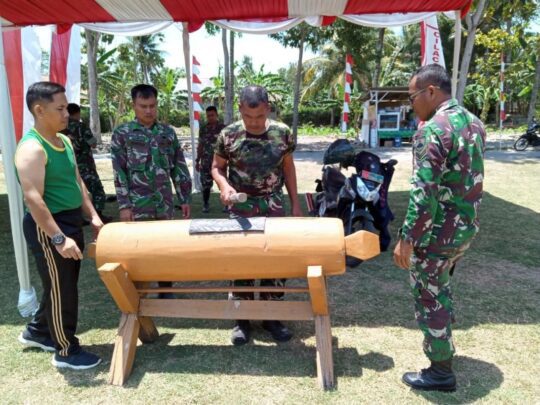 Kentongan Khusus Di Datangkan Dari Wilayah Koramil Majenang, Sudah Tiba Di lokasi