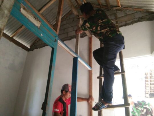 Pemsangan Dinding Penyekat Ruangan