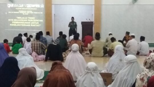 Lettu Inf Mashuri : “Kesejahteraan Mental Juga Merupakan Sasaran TMMD ke 106”