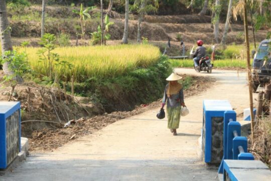 Saikem Mulai Manfatakan Hasil Rabat Jalan TMMD ke 106