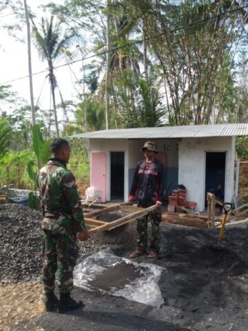 MCK Terus Digenjot Penyelesaiannya TMMD ke-106