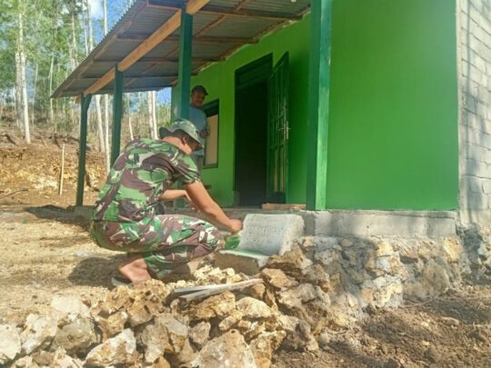 Prasasti TMMD RTLH Mbah Painem Siap Dibuat