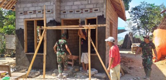 Rtlh Pak Boyani Lanjut Pemlesteran Dinding