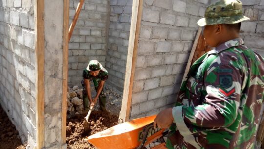 Timbunan tanah buat RTLH