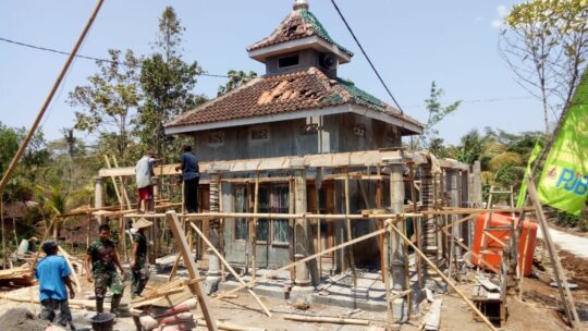 Pengerjaan Mushola Mulai Tahap Pengecoran