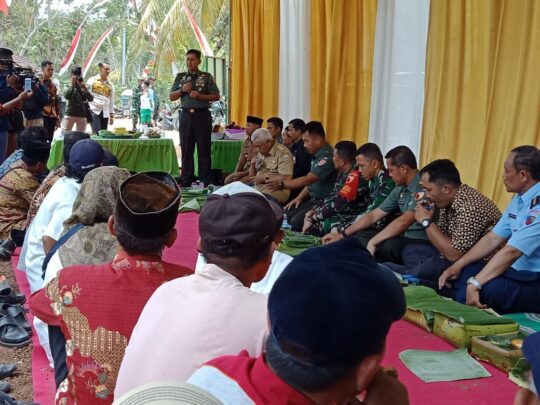 Sambutan Panglima Divisi 2/Kostrad Kepada Warga dan Satgas TMMD