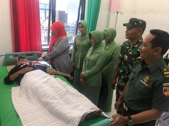 Peringati Hari Juang Kartika tahun 2019 Koramil 18/Cilacap Utara Gelar Baksos KB Kes TNI