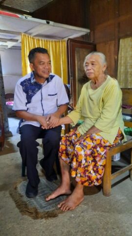 Temui Orang Tua Angkat, Subroto Mohon Doa Restu