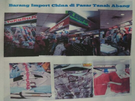 Serbuan Tekstil Tiongkok Merugikan UMKM Lokal, Pemerintah Diminta Turun Tangan