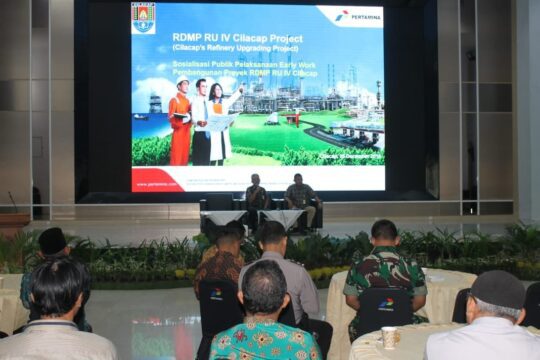 Kasdim Hadiri Sosialisasi Publik Pelaksana Early Work Pembangunan Proyek RDMP Cilacap