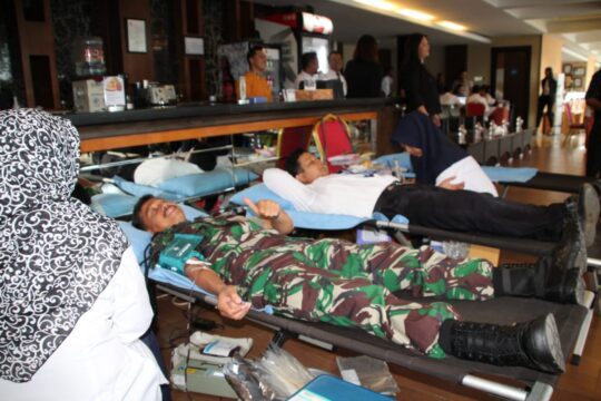 Hari Armada RI Tahun 2019, Anggota Kodim Cilacap Sumbangkan Darah