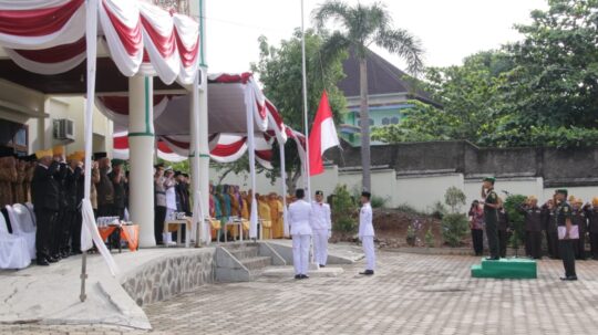Pj Sekda Dan DPRD Lampura Hadiri HUT LVRI Ke-63