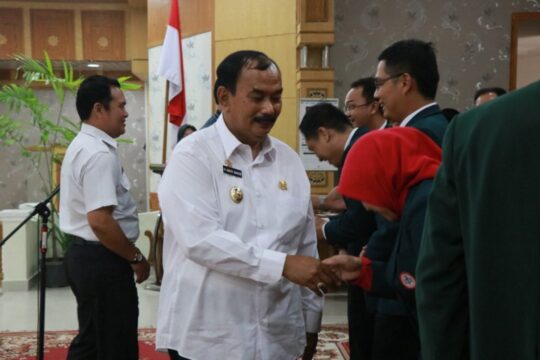 Wabup H. Amir Sakib Hadiri Pelantikan IDI Cabang Tanjab Barat Periode 2019-2022
