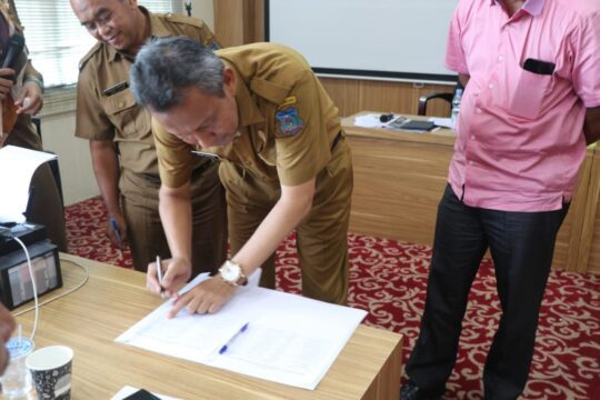 Sekda Agus Sanusi Hadiri Acara Forum Konsultasi Publik Penyusunan RKPD 2021