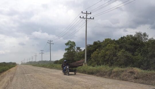 Banjir Surut, Jalan Koridor RAPP dibuka Kembali