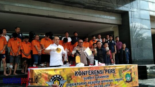 Komplotan Lampung Jual Motor Curian lewat Facebook