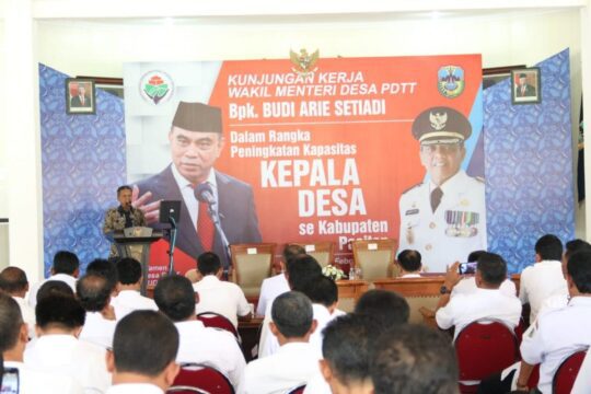 Wamen : “Kerja Kepala Desa Harus Tranparansi”