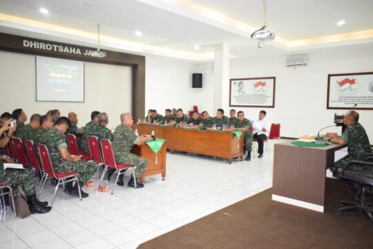 Danrem 081/DSJ Terima Paparan Kesiapan TMMD Ke-107