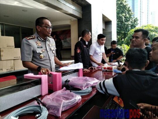 Lima Pencuri Alat OPV Milik XL Axiata Ditangkap Polisi