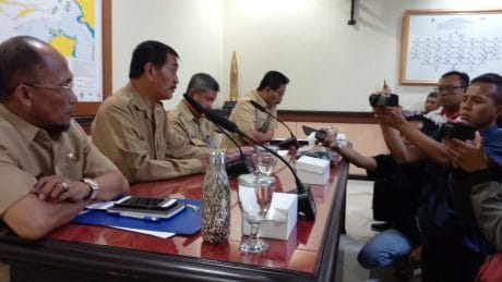 Wakil Bupati Pacitan Sumbogo Pimpin Langsung Rapat Penanggulangan Wabah Corona.