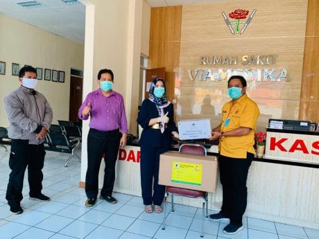 Melalui Ormas MKGR, Partai Golkar Kembali Menyalurkan Bantuan untuk Rumah Sakit di Tangsel