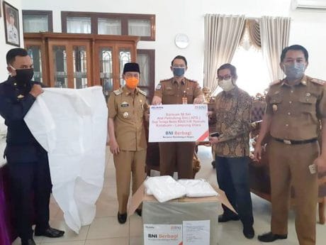 Aksi Peduli BNI Kotabumi, Diapresiasi Bupati Lampung Utara