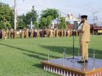 Plt Bupati Lampura Himbau Para pegawai Laksanakan Apel setiap Hari Kerja