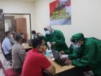 Jajaran Polres Metro Depok Lakukan Vaksinasi Covid-19