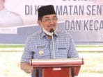 Bupati Drs.H. Anwar Sadat M.Ag Menghadiri Syukuran Terlistriknya 19 Desa Dari Tiga Kecamatan di Kabupaten Tanjung Jabung Barat