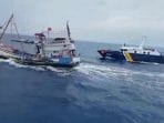 Kejar-Kejaran Kapal Pengawas KKP dengan Kapal Vietnam di Laut Natuna Utara