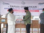 KKP Salurkan Bantuan 10,8 Ton Ikan Beku dan Olahan ke Sejumlah Pesantren