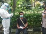 Kapolsek Tanjung Duren Pantau Swab Antigen Pemudik yang Kembali ke Ibukota