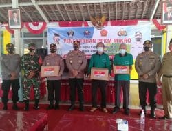 Kapolres Blitar Kota Melaksanakan Asistenai dan Pengecekan PPKM Berbasis Mikro