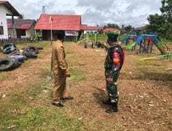 Melalui Komsos, Danramil 1013-03/Teweh Tengah Ajak Kades untuk Himbau Masyarakat Peduli Kebersihan Lingkungan