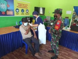 Progam Vaksinasi Covid-19 di wilayah Kecamatan Kapuas Tengah sudah memasuki tahap Pertama