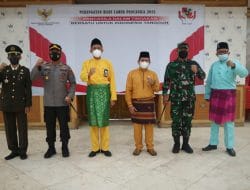 Sekda Tanjabbar Ikuti Upacara Hari Lahir Pancasila Secara Virtual