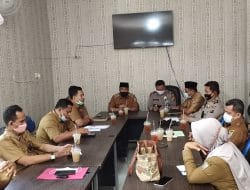 Camat Bandar Petalangan Gelar Rapat Koordinasi Memutus Mata Rantai Covid-19