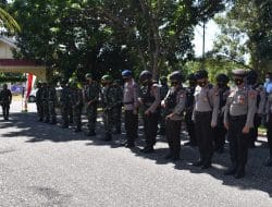 Ratusan Personil Diterjunkan Saat Penyambutan Bupati – Wabup Banggai Terpilih