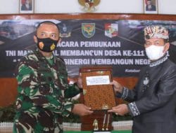 Buka TMMD Ke-111, Bupati Lampura Apresiasi Kodim 0412