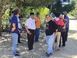 Dinas PU Tinjau Jalan di Desa Lubuk Keranji Timur yang Akan Diaspal