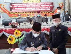 Dalam Rapat Paripurna, Bupati Budi Apresiasi DPRD Lampura