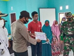 Camat Totikum Hadiri Penyaluran BLT-DD Tahap I Tahun 2021 di Desa Kombutokan