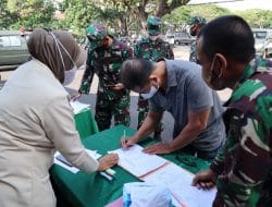 Orang Tua Catar wilayah Korem 083/Bdj, Teleconfrence dengan Kasad