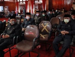 Rapat Paripurna Agenda Kedua Dalam Rangka Menyampaikan Rekomendasi LKPJ 2020