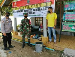 Babinsa Koramil 1011-01/Lupak Melakukan Monitoring Desa Tangkal Covid-19